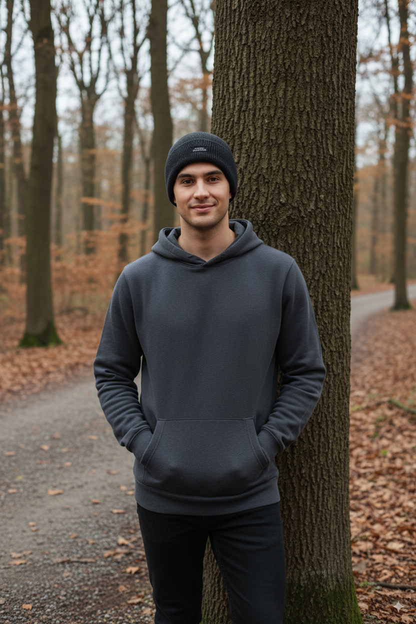 Erkek Kışlık Kalın Bere Pamuklu Katlamalı Stone Model Sıcak Tutar Esnek Rüzgar Geçirmez